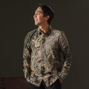 Rejowina - Mandalas Kemeja Batik Pria Premium Lengan Panjang - Mandalas