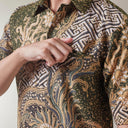 Rejowina - Mandalas Kemeja Batik Pria Premium Lengan Pendek - Mandalas