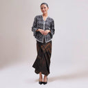 Renaka - Mandalas Set Sarimbit Couple Kemeja Lengan Panjang dan Rok Batik Premium - Mandalas