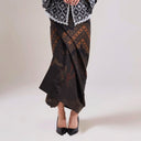 Renaka - Mandalas Set Sarimbit Couple Kemeja Lengan Panjang dan Rok Batik Premium - Mandalas