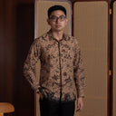 Renjaya - Mandalas Kemeja Batik Pria Premium Lengan Panjang - Mandalas