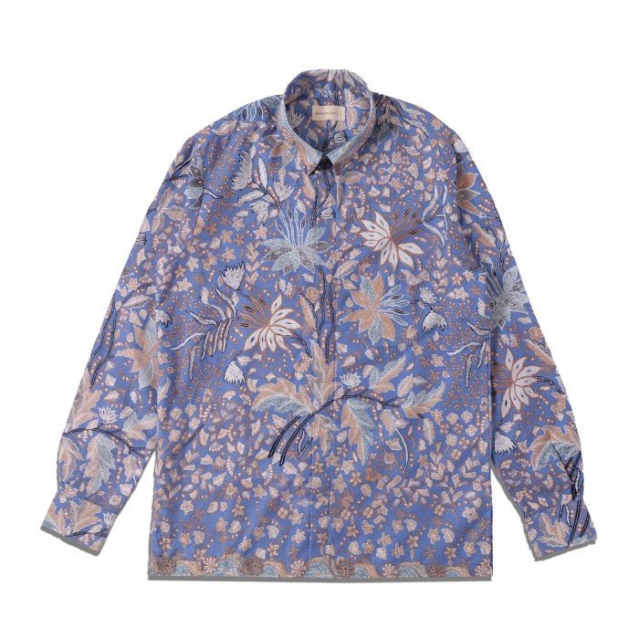 Rimba - Mandalas Premium Men's Long Sleeve Batik Shirt