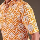 Romanye - Mandalas Kemeja Batik Pria Premium Lengan Pendek - Mandalas