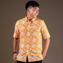 Romanye - Mandalas Kemeja Batik Pria Premium Lengan Pendek - Mandalas