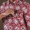 Romarum - Mandalas Kemeja Batik Pria Premium Lengan Pendek - Mandalas