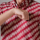 Ropara - Mandalas Premium Men's Short Sleeve Batik Shirt - Mandalas