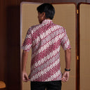 Rosso - Mandalas Kemeja Batik Pria Premium Lengan Pendek - Mandalas