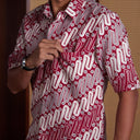 Rosso - Mandalas Kemeja Batik Pria Premium Lengan Pendek - Mandalas