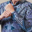 Rudablu - Mandalas Kemeja Batik Pria Premium Lengan Panjang - Mandalas