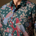 Rumi - Mandalas Premium Men’s Long Sleeve Batik Shirt - Mandalas
