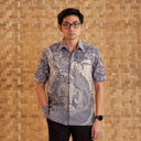 Saben - Mandalas Kemeja Batik Pria Premium Lengan Pendek - Mandalas