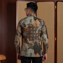 Sadewi - Mandalas Set Sarimbit Couple Kemeja Lengan Panjang dan Rok Batik Premium - Mandalas