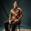 Sailendra - Mandalas Kemeja Batik Pria Premium Lengan Panjang - Mandalas
