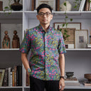 Sakujo - Mandalas Kemeja Batik Pria Premium Lengan Pendek - Mandalas