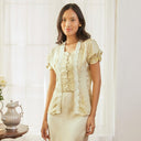 Sarina - Mandalas Baju Kerja Atasan Batik Blouse Wanita Modern - Mandalas