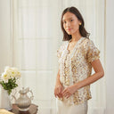 Sarina - Mandalas Baju Kerja Atasan Batik Blouse Wanita Modern - Mandalas