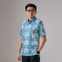 Saritos - Mandalas Premium Men's Short Sleeve Batik Shirt - Mandalas