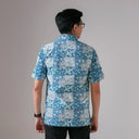Saritos - Mandalas Premium Men's Short Sleeve Batik Shirt - Mandalas