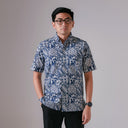 Sarivi - Mandalas Premium Men's Short Sleeve Batik Shirt - Mandalas