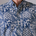 Sarivi - Mandalas Premium Men's Short Sleeve Batik Shirt - Mandalas