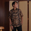 Saskara - Mandalas Kemeja Batik Pria Premium Lengan Pendek - Mandalas