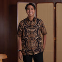 Saskara - Mandalas Kemeja Batik Pria Premium Lengan Pendek - Mandalas