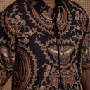 Saskara - Mandalas Kemeja Batik Pria Premium Lengan Pendek - Mandalas