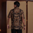 Saskara - Mandalas Kemeja Batik Pria Premium Lengan Pendek - Mandalas