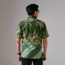 Sasmijo - Mandalas Premium Men's Short Sleeve Batik Shirt - Mandalas
