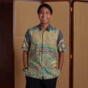 Sawajo - Mandalas Kemeja Batik Pria Premium Lengan Pendek - Mandalas