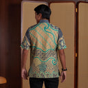 Sawajo - Mandalas Kemeja Batik Pria Premium Lengan Pendek - Mandalas
