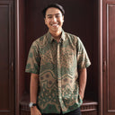 Sawati - Mandalas Kemeja Batik Pria Lengan Pendek - Mandalas