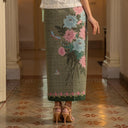 Sawitri Olive - Mandalas Rok Lilit Batik Premium Wanita - Mandalas