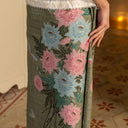 Sawitri Olive - Mandalas Rok Lilit Batik Premium Wanita - Mandalas