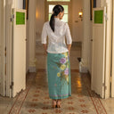 Sawitri Turquoise - Mandalas Rok Lilit Batik Premium Wanita - Mandalas