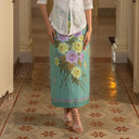 Sawitri Turquoise - Mandalas Rok Lilit Batik Premium Wanita - Mandalas