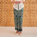 Sekarwangi - Mandalas Women's Premium Batik Pleated Skirt - Mandalas