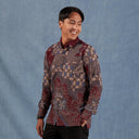 Semidara - Mandalas Kemeja Batik Pria Premium Lengan Panjang - Mandalas