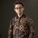 Semidian - Mandalas Kemeja Batik Pria Premium Lengan Panjang - Mandalas