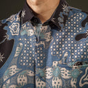 Semiter - Mandalas Kemeja Batik Pria Premium Lengan Panjang - Mandalas