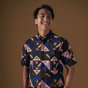 Seniman - Mandalas Kemeja Batik Pria Premium Lengan Pendek - Mandalas