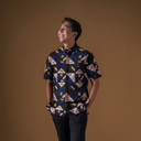 Seniman - Mandalas Kemeja Batik Pria Premium Lengan Pendek - Mandalas