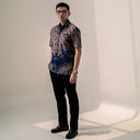 Serasi - Mandalas Kemeja Batik Pria Premium Lengan Pendek - Mandalas