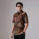 Seroja - Mandalas Premium Men's Short Sleeve Batik Shirt - Mandalas