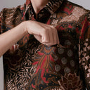 Seroja - Mandalas Premium Men's Short Sleeve Batik Shirt - Mandalas