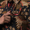 Simatam - Mandalas Kemeja Batik Pria Premium Lengan Pendek - Mandalas