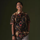 Simatam - Mandalas Kemeja Batik Pria Premium Lengan Pendek - Mandalas