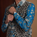 Simazur - Mandalas Kemeja Batik Pria Premium Lengan Panjang - Mandalas