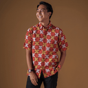 Sitrus - Mandalas Kemeja Batik Pria Premium Lengan Pendek - Mandalas