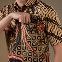 Skorel - Mandalas Kemeja Batik Pria Premium Lengan Pendek - Mandalas